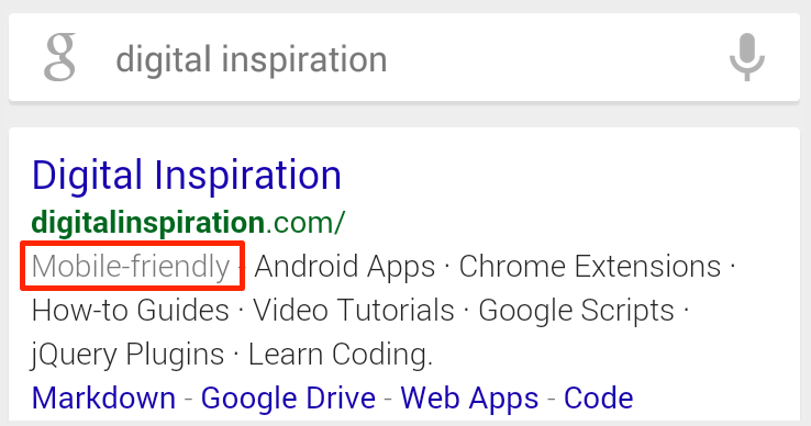Mobile-Friendly Google